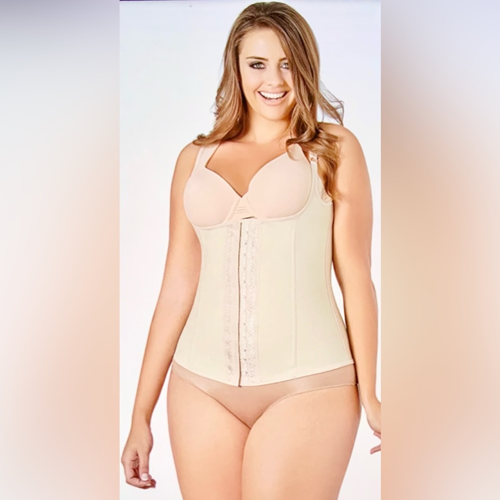 Co’Coon Semi Vest Latex Waist Trimmer Corset Beige🔥FINAL SALE PRICE🔥